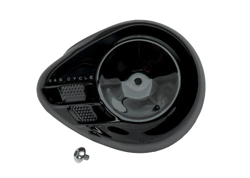 Cover, Air Cleaner, Air Stream, Powdercoated, Gloss Black, Steel