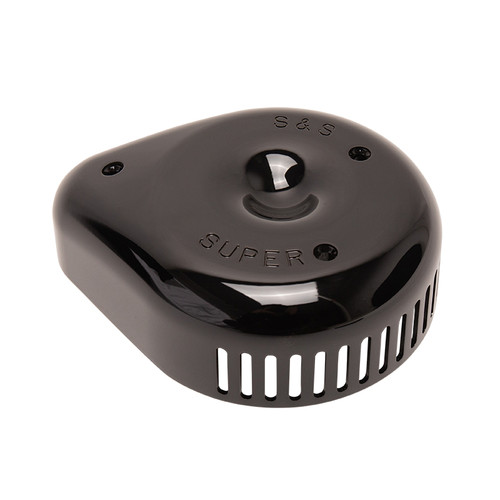 Cover, Air Cleaner, Super E/G, Slasher, Packaged, Gloss Black