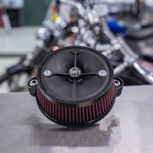S&S Cycle EC Approved Stealth Air Cleaner Kit for 2017-Up Touring & 2018-Up Dyna® and Softail® M8 models