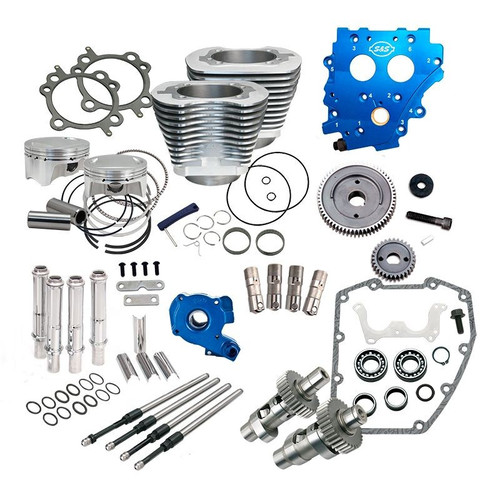 100" Power Package for HD® Twin Cam 88® Models with 585 Easy Start® Gear Drive Cams - Silver