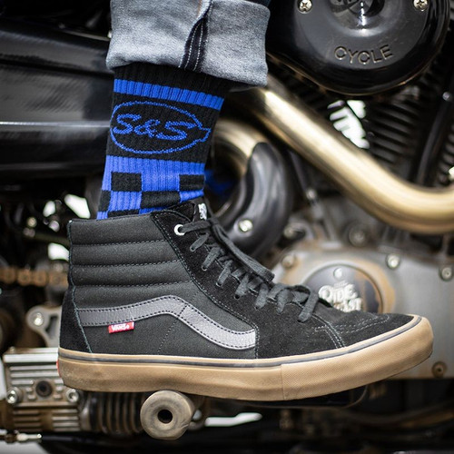 S&S® Cycle Ride Fast Crew Sock