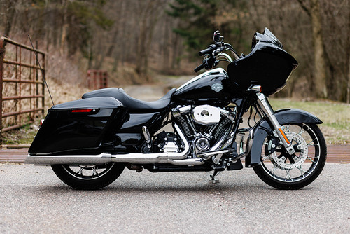 Muffler, Kit, Cast Cutlass End Caps, Chrome End Caps, Mk45, Chrome, 2017-'21 M8 Touring