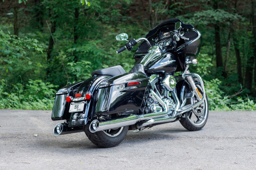 Muffler, Kit, Cast Cutlass End Caps, Chrome End Caps, Mk45, Chrome, 1995-2016 Touring