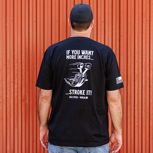 Stroke it T-Shirt in Black