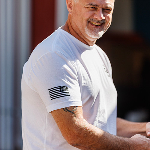 Stroke it T-Shirt in White