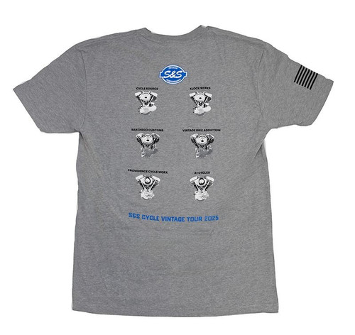 S&S Cycle® Vintage Tour Autograph T-Shirt