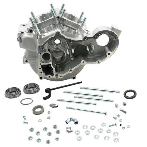 Super Stock® Generator Style Crankcases for 1948-'64 Big Twin with Stock Bore - Natural