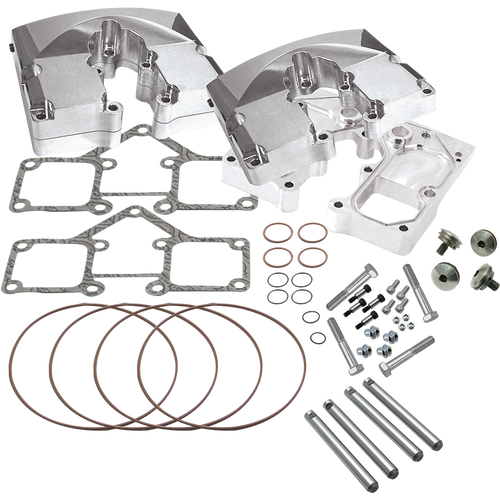 Polished Billet Rocker Cover Set For 1966-'84 HD® Big Twins